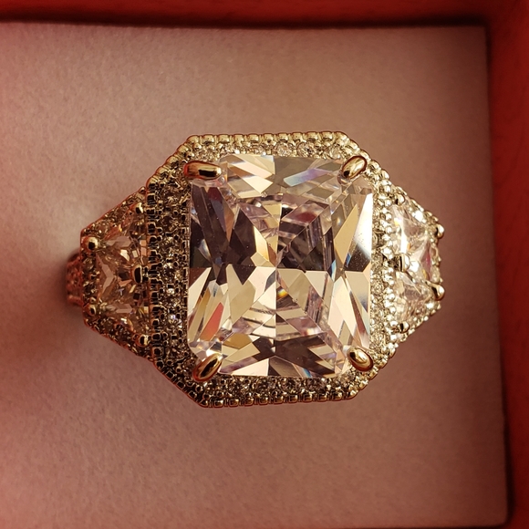 925 silver 5As zirconia stone ring - Picture 3 of 7